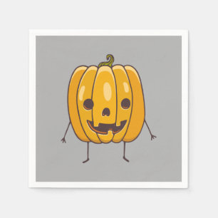 ハロウィン かぼちゃ 紙ナプキン スタンダードカクテルナプキン