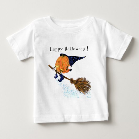ハロウィン かぼちゃ 赤ちゃん Tシャツ (正面)