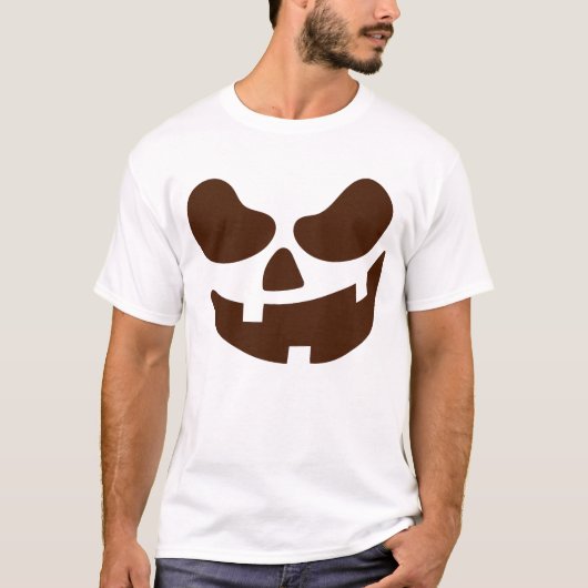 ハロウィン かぼちゃ 面白Tシャツ Tシャツ (正面)