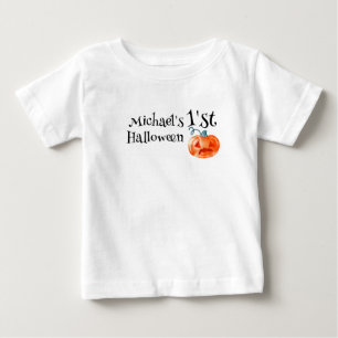 ハロウィン かぼちゃ 1歳 誕生日 ベビー 男の子 ベビーTシャツ