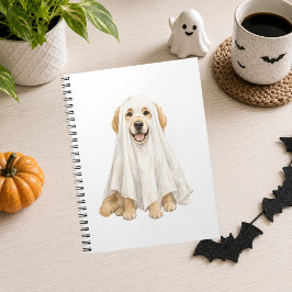ハロウィン かわいいお化け ゴールデンレトリバー ノートブック