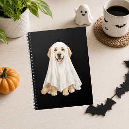 ハロウィン かわいいお化け ゴールデンレトリバー ノートブック