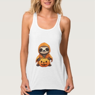 ハロウィン かわいいナマケモノ クラシックTシャツ タンクトップ