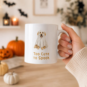 ハロウィン かわいい おばけ ゴールデンレトリバー コーヒーマグカップ