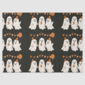 ハロウィン かわいい おばけ パート 薄葉紙 (正面)