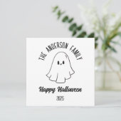 ハロウィン かわいい おばけ 個人名 年 シーズンカード (スタンド正面)