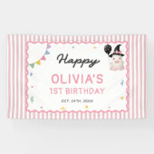ハロウィン かわいい おばけ 女子 誕生日 横断幕 (横)