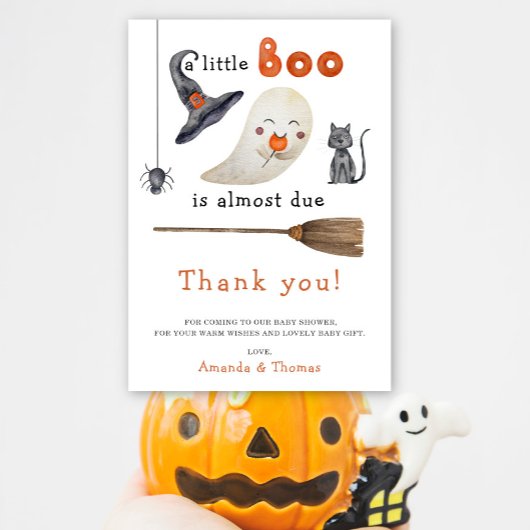 ハロウィン かわいい おばけ 感謝 ベビーシャワー