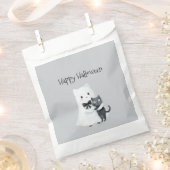 ハロウィン かわいい おばけ 黒猫 フェイバーバッグ (クリップ留めされた状態)