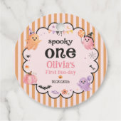 ハロウィン かわいい お化け バースデーパーティー 景品 タグ (裏面)