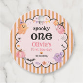 ハロウィン かわいい お化け バースデーパーティー 景品 タグ (正面)