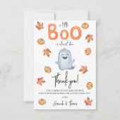 ハロウィン かわいい お化け 感謝 ベビーシャワー (正面)