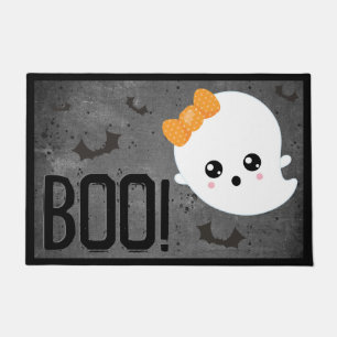 ハロウィン かわいい お化け 歓迎 ドアマット