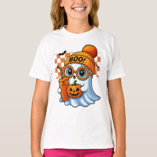 ハロウィン かわいい お化け 秋の祭典 Tシャツ