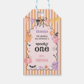 ハロウィン かわいい お化け 誕生日 パーティー ギフト タグ (正面)