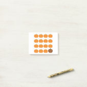 ハロウィン かわいい かぼちゃ畑 ポストイット (デスク上)