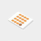 ハロウィン かわいい かぼちゃ畑 ポストイット (アングル)