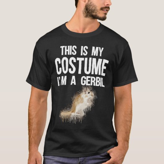 ハロウィン かわいい ジェルビルのコスプレ Tシャツ (正面)