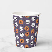 ハロウィン かわいい パターン 紙コップ (裏面)