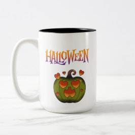 ハロウィン かわいい パンプキン ツートーンマグカップ