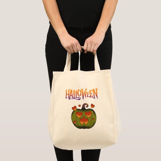 ハロウィン かわいい パンプキン トートバッグ (正面(商品))