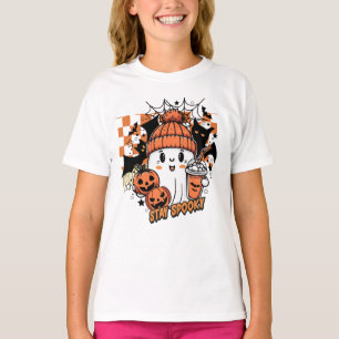 ハロウィン かわいい パンプキン 秋の祭典  Tシャツ