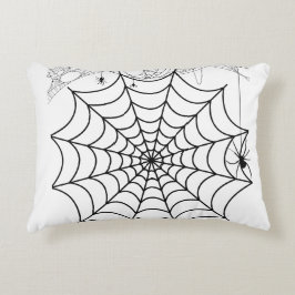 ハロウィン くも クモの巣 アクセントクッション