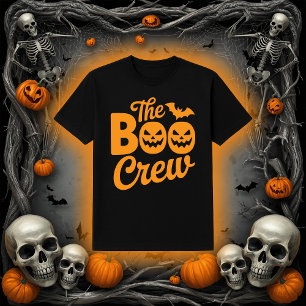 ハロウィン こうもりとジャック・オ・ランタン The Boo Crew Tシャツ