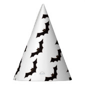 ハロウィン，こうもりのパターン，トリックまたは治療，ブー パーティーハット (左)