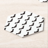 ハロウィン，こうもりのパターン，トリックまたは治療，ブー ペーパーコースター (アングル)