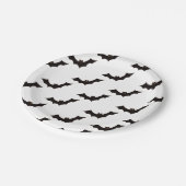 ハロウィン，こうもりのパターン，トリックまたは治療，ブー ペーパープレート (アングル)