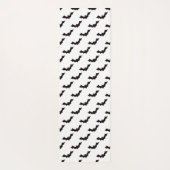 ハロウィン，こうもりのパターン，トリックまたは治療，ブー ヨガマット (裏面)