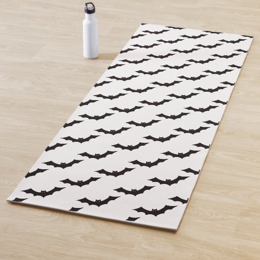 ハロウィン，こうもりのパターン，トリックまたは治療，ブー ヨガマット (インサイチュ)