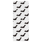 ハロウィン，こうもりのパターン，トリックまたは治療，ブー ワインギフトバッグ (裏面)