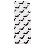 ハロウィン，こうもりのパターン，トリックまたは治療，ブー ワインギフトバッグ (正面)