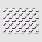 ハロウィン，こうもりのパターン，トリックまたは治療，ブー 薄葉紙 (正面)