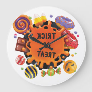 ハロウィン こども ラージ壁時計