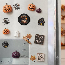 ハロウィン こんにちは かわいい おばけ コーヒー マグネット