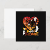 ハロウィン さらにブーお願いします 招待状 (正面/裏面)