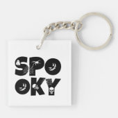 ハロウィン　ぞっとする キーホルダー (裏面)