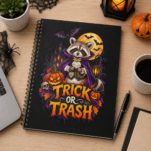 ハロウィン たぬき ヴァンパイア Trick or Trash ノートブック