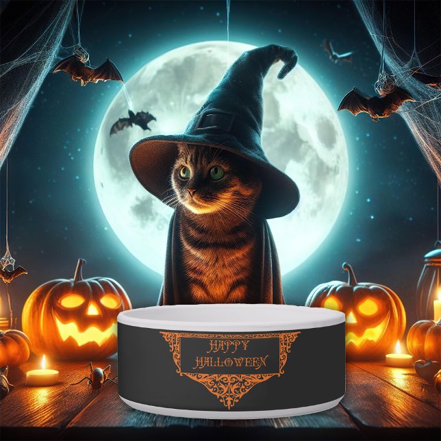 ハロウィン に カボチャ オレンジ 幸せを  ボウル (クリエイターアップロード済み)