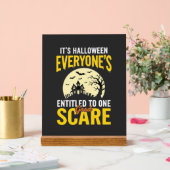 ハロウィン みんなに1回の恐怖を与えるデザイン_1 アクリルサイン (ウェディング)