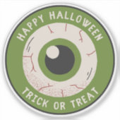 ハロウィン アイボール ステッカー シール (正面)