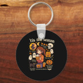 ハロウィン アニメ アイコン 秋のデザイン キーホルダー (正面)