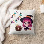 ハロウィン/アニメ/魔女/大釜 クッション (ブランケット)