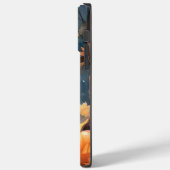 ハロウィン アメリカン・エスキモー かぼちゃ スケアリー Case-Mate iPhoneケース (裏面 / 左)