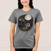 ハロウィン・アライグマ トライブレンドTシャツ (正面)