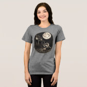 ハロウィン・アライグマ トライブレンドTシャツ (正面全面)