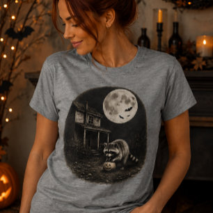 ハロウィン・アライグマ トライブレンドTシャツ